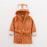 Cartoon Animal Hooded Baby Bathrobe